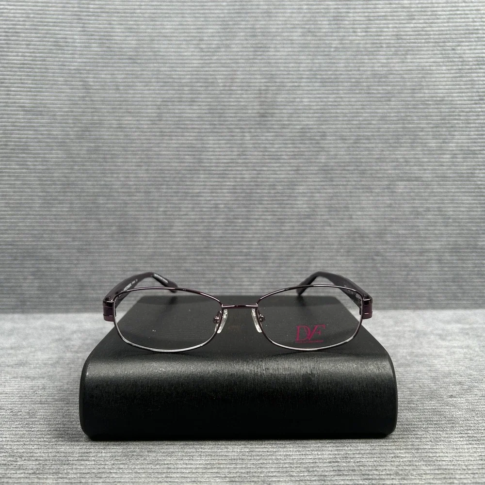 Diane von Furstenberg DVF8040 513 Purple Oval Y2k Eyeglasses Frames 52-16-135